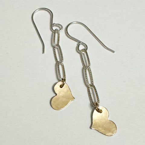 Heart Link Earrings