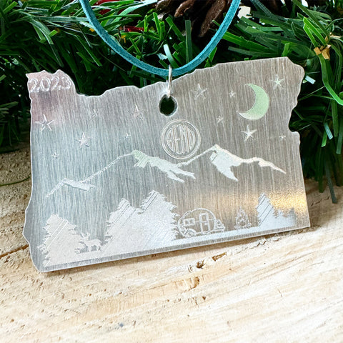 Bend, Oregon Christmas Ornament