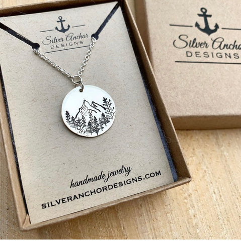Wilderness Coin Necklace-Medium