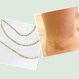 Cable Chain Anklet