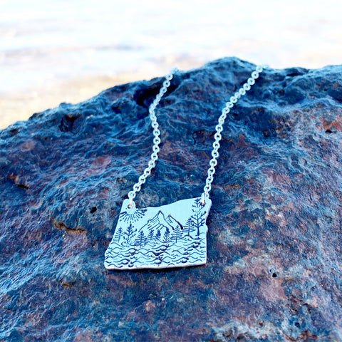 Oregon Water & Wilderness Necklace