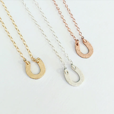 Mini Horseshoe Necklace
