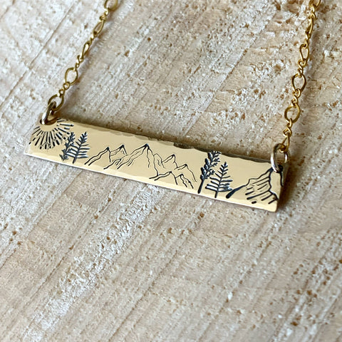 Wilderness Bar Necklace