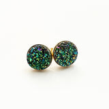 Druzy Stud Earrings