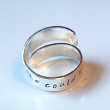 She believed she could so she did Wrap Ring