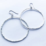 Organic Hammered Hoops