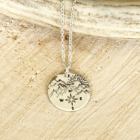 Wanderlust Wilderness Coin Necklace