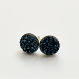Druzy Stud Earrings