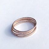 Hammered Stacking Rings