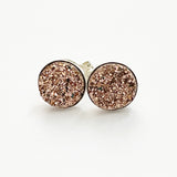 Druzy Stud Earrings