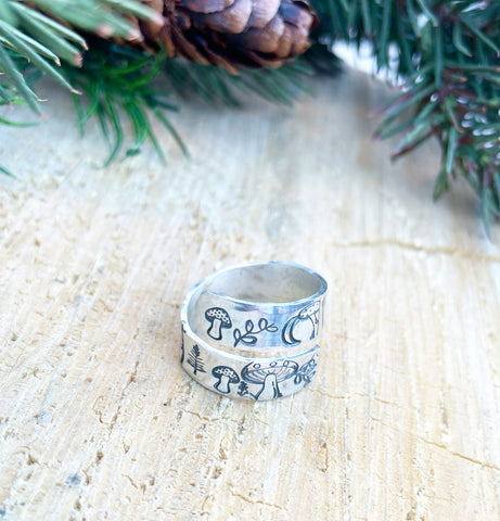 Mushroom Wrap Ring