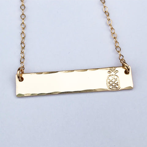 Pineapple Bar Necklace