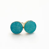 Druzy Stud Earrings