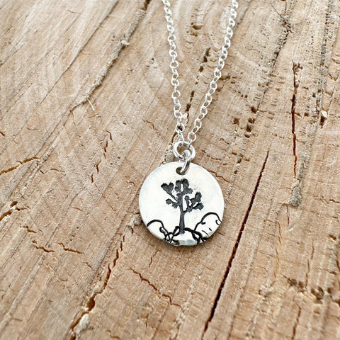 Joshua Tree Small Coin Necklace