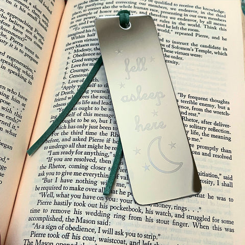 Fell Asleep Here Bookmark-Small