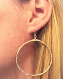 Organic Hammered Hoops