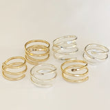 Hammered Coil Ring