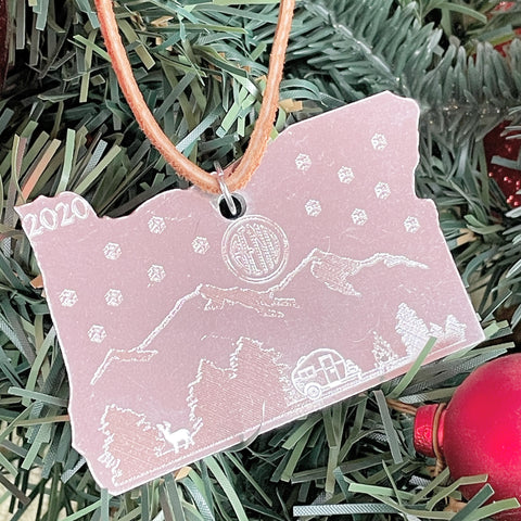 Bend, Oregon Christmas Ornament