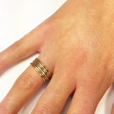 Hammered Stacking Rings