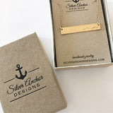 Three Sisters Bar Necklace