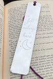 Engraved Bookmark