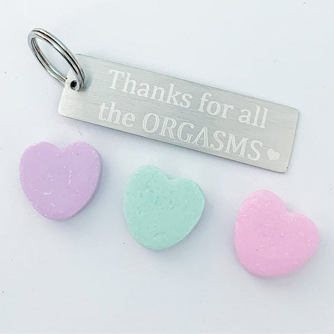 Thanks for all the ORGASMS keychain