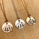 Wilderness Necklace-Small Coin