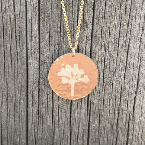 Joshua Tree Coin Necklace