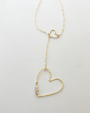 Heart Lariat Necklace